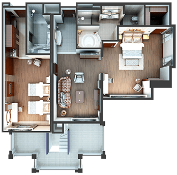 Superior Pool Grand Suite · Oda planı
